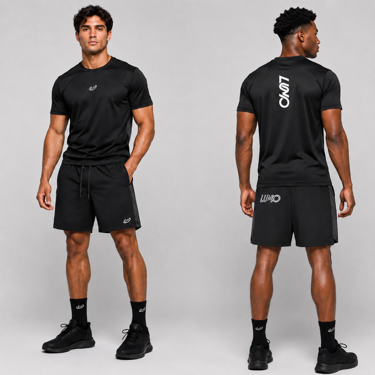 LUMO Run Short Noir